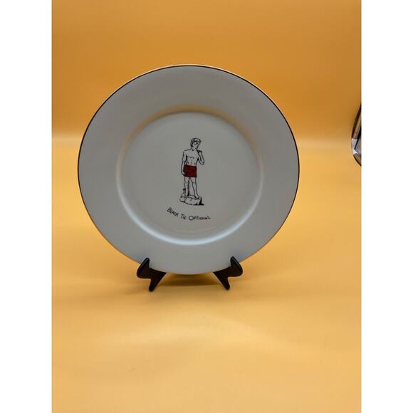 1999 Merry Masterpieces 1st Ed Plate "Christmas Black Tie Optional" 10.75" - Picture 1 of 3